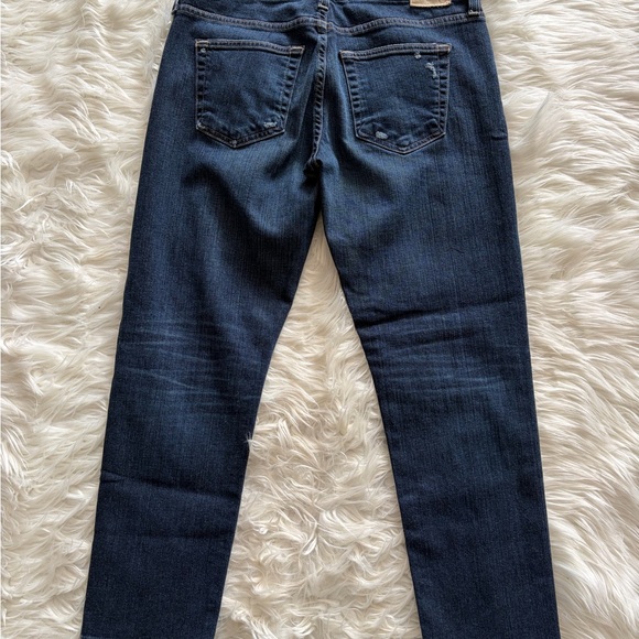 AG Ex Boyfriend Slouchy Slim Mid Rise Distressed Jeans - Picture 5 of 7